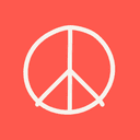 Chief Moms peace sign movement mark